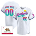 Custom Los Angeles Dodgers 2024 Los Angeles City Style Vapor Premier Limited Jersey ¨C All Stitched-White HOLBERT