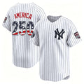 New York Yankees #250 AMERICA White HOLBERT USA 250 Fourth of July Limited Stitched Jersey