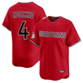 Cleveland Guardians #4 Brayan Rocchio Player Red HOLBERT Limited Home Stitched Jerseys