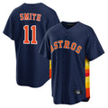 Houston Astros #11 Cam Smith Player Navy HOLBERT Home Game Stitched Jerseys