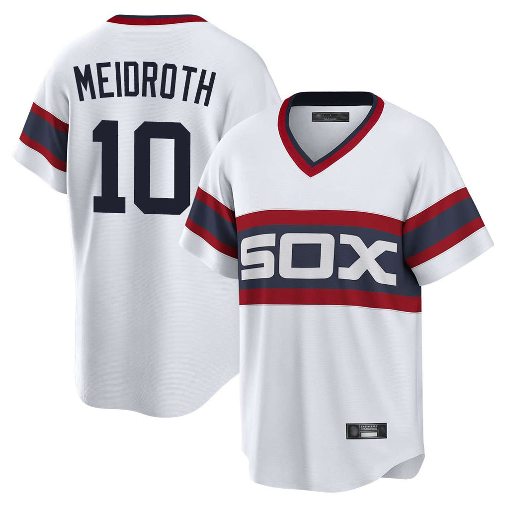 Chicago White Sox #10 Chase Meidroth Player White HOLBERT T-shirt Home Game Stitched Jerseys