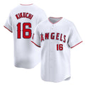 Los Angeles Angels #16 Yusei Kikuchi Player White HOLBERT Limited Home Stitched Jerseys