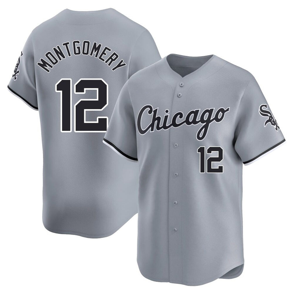 Chicago White Sox #12 Colson Montgomery Player Gray HOLBERT Road Limited Home Stitched Jerseys
