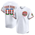 Custom Chicago Cubs Mexico Vapor Premier Limited Jersey ¨C All Stitched-White HOLBERT