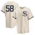 Chicago White Sox #58 Seranthony Dominguez Player Cream HOLBERT Field of Dreams Home Game Stitched Jerseys