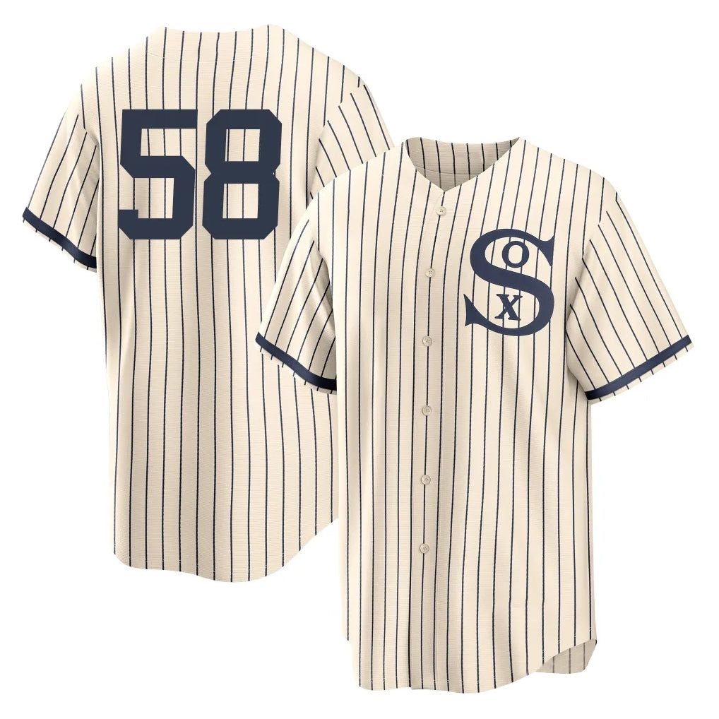 Chicago White Sox #58 Seranthony Dominguez Player Cream HOLBERT Field of Dreams Home Game Stitched Jerseys