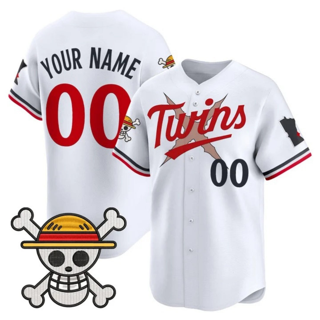 Custom Minnesota Twins x One Piece White HOLBERT Vapor Premier Limited Jersey - Stitched