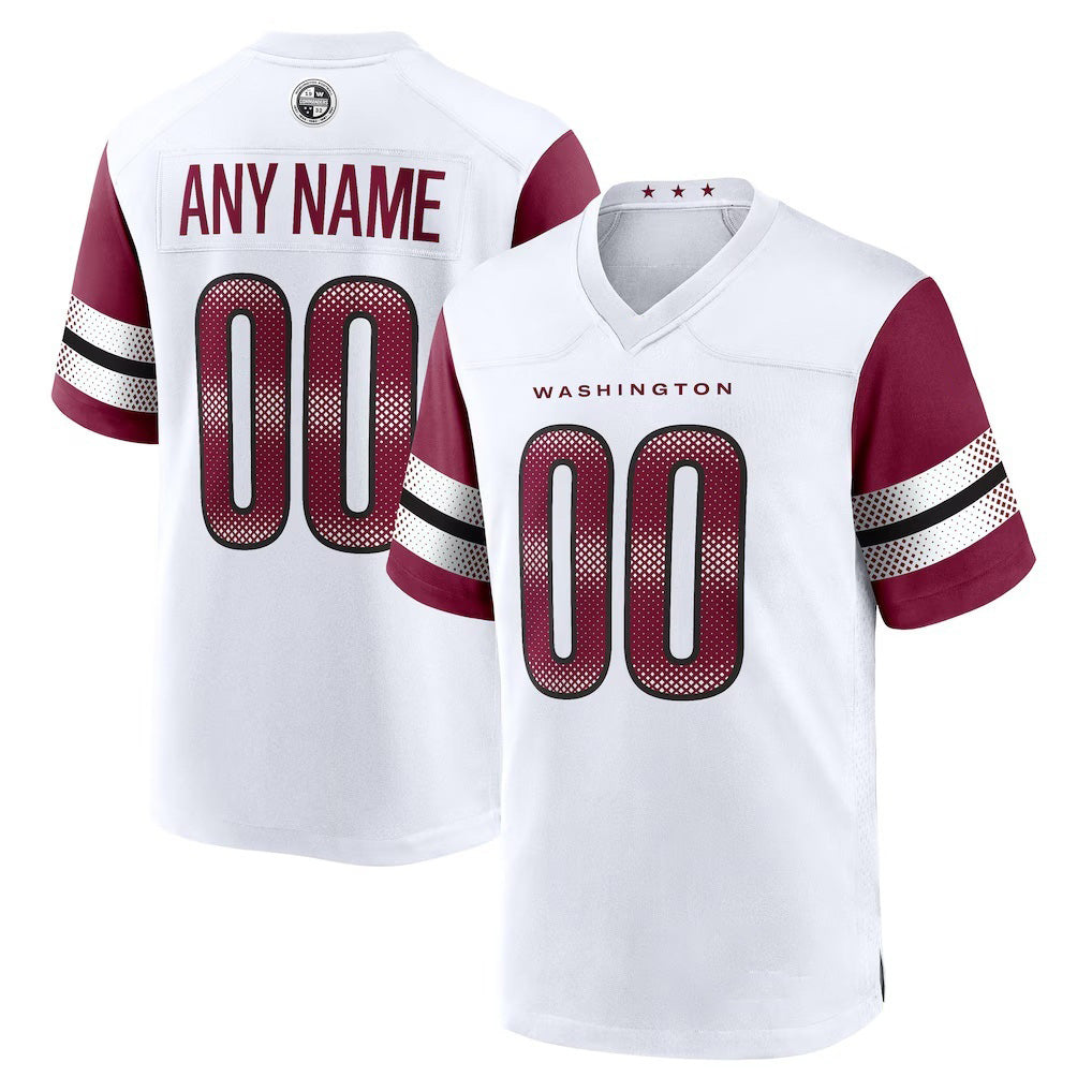 Custom W.Commanders White HOLBERT Game Player Jersey