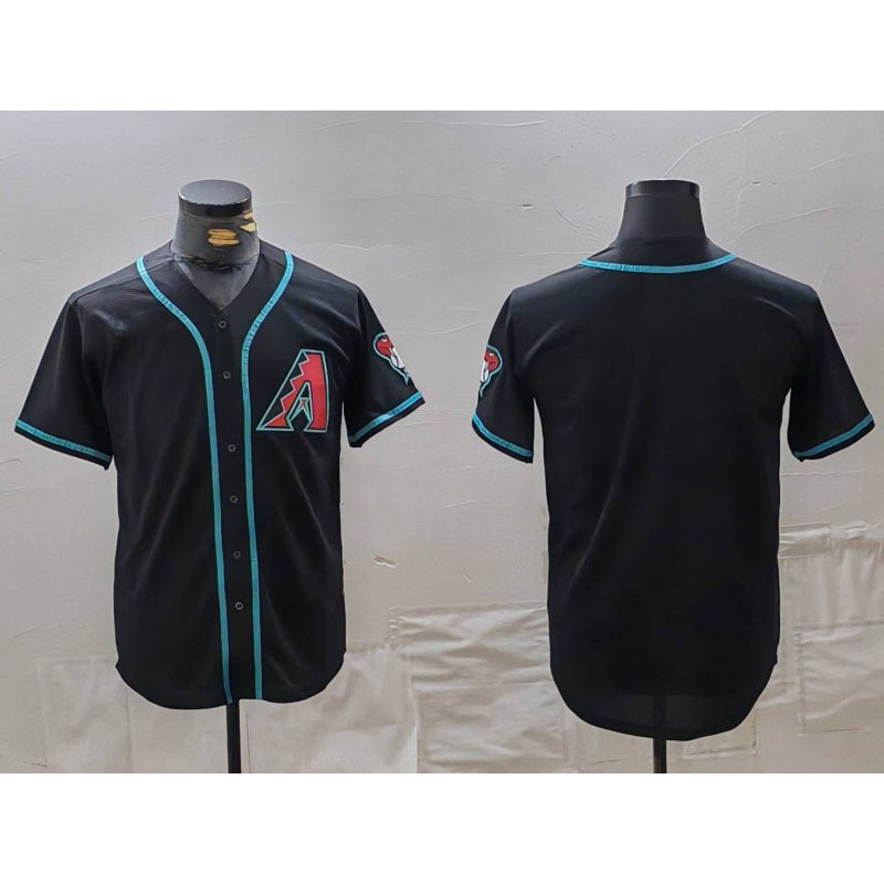 Arizona Diamondbacks Blank Black HOLBERT Cool Base Limited Stitched Jersey