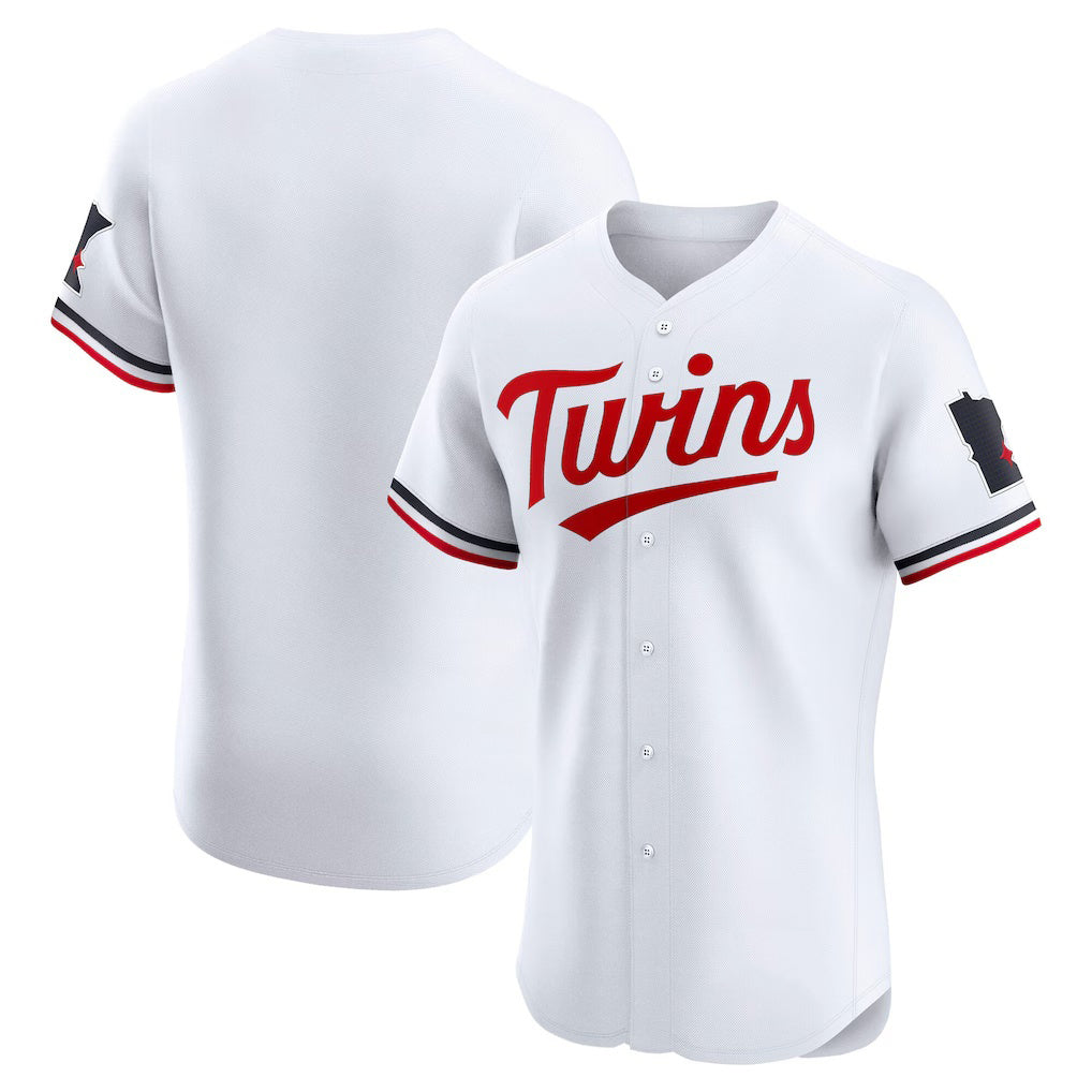 Minnesota Twins White HOLBERT Home Elite Jersey