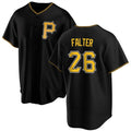 Pittsburgh Pirates #26 Bailey Falter Black HOLBERT Cool Base Stitched Jersey