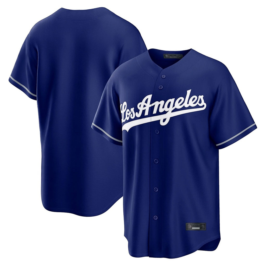 Los Angeles Dodgers Blank Player Royal HOLBERT Game Stitched Jerseys