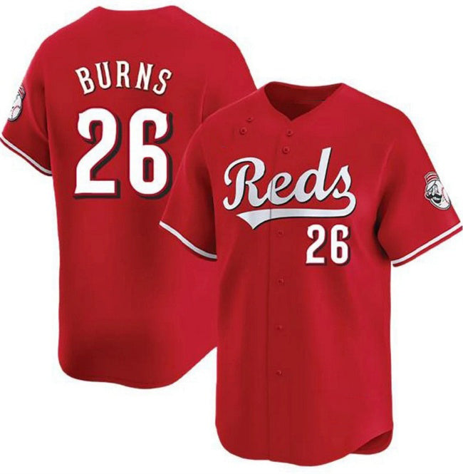 Cincinnati Reds #26 Chase Burns Red HOLBERT Limited Stitched Jersey