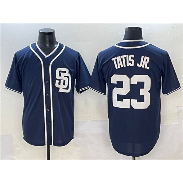 San Diego Padres #23 Fernando Tatis Jr. Navy HOLBERT Cool Base Stitched Jersey