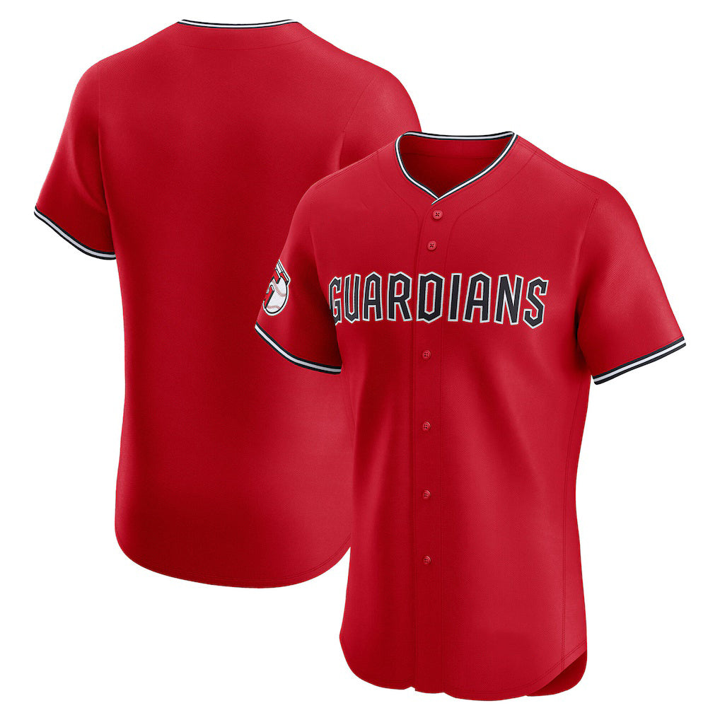 Cleveland Guardians Red HOLBERT Alternate Elite Jersey