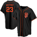 San Francisco Giants #23 Kris Bryant Black HOLBERT Cool Base Jersey