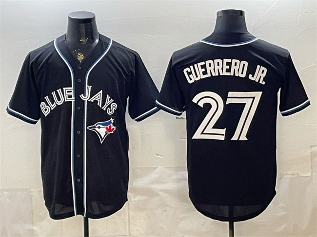 Toronto Blue Jays #27 Vladimir Guerrero Jr. 2026 Fashion Replica Black HOLBERT Out Stitched Jersey
