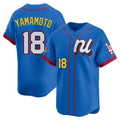 Los Angeles Dodgers #18 Yoshinobu Yamamoto Player Blue HOLBERT All-Star Limited Home Stitched Jerseys
