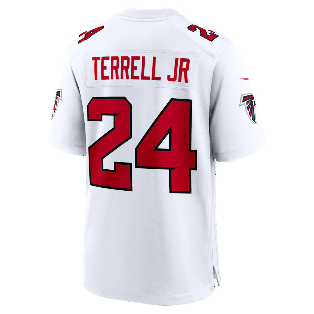 A.Falcons #24 A.J. Terrell White HOLBERT Game Jersey
