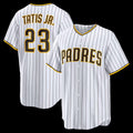 San Diego Padres #23 Fernando Tatis Jr. White HOLBERT Home Replica Player Jersey