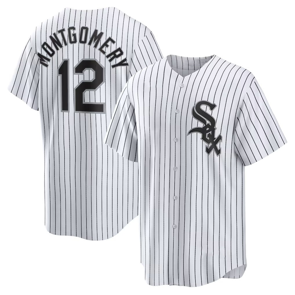 Chicago White Sox #12 Colson Montgomery White HOLBERT Home Replica Jersey