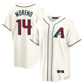 Arizona Diamondbacks #14 Gabriel Moreno Player Cream HOLBERT Home Game Stitched Jerseys