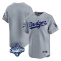 Los Angeles Dodgers Blank Player Gray HOLBERT Limited Home World Series Meet Stitched Jerseys