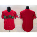 Philadelphia Phillies Blank Red HOLBERT Phanatic Limited Stitched Jersey