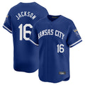 Kansas City Royals #16 Bo Jackson Player Royal HOLBERT Limited Home Stitched Jerseys