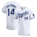 Kansas City Royals #14 Jac Caglianone Player White HOLBERT Alt Limited Elite Home Stitched Jerseys