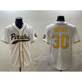 Pittsburgh Pirates #30 Paul Skenes White HOLBERT Cool Base Stitched Jersey