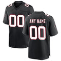 Custom A.Falcons Black HOLBERT Throwback Game Jersey