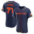 Houston Astros #71 Josh Hader Player Navy HOLBERT City Connect Limited Elite Home Stitched Jerseys