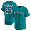 Seattle Mariners #29 Cal Raleigh Teal HOLBERT Alternate Limited Jersey