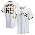 Pittsburgh Pirates #65 Jack Suwinski White HOLBERT Home Replica Jersey