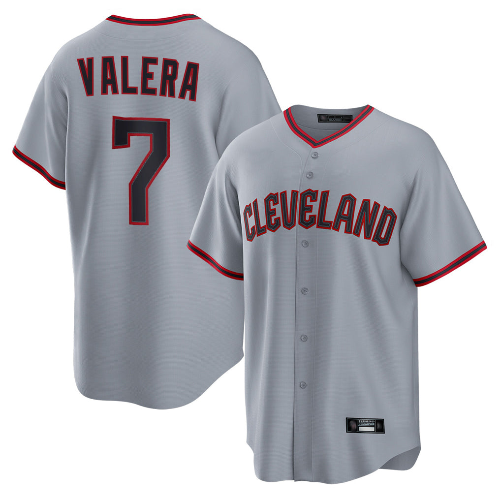Cleveland Guardians #7 George Valera Player Gray HOLBERT Home Game Stitched Jerseys