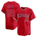 Los Angeles Angels #12 Jorge Soler Player Red HOLBERT Home Limited Stitched Jerseys