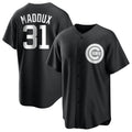 Chicago Cubs #31 Greg Maddux Player Black HOLBERT Game Stitched Jerseys