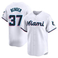 Miami Marlins #37 Anthony Bender Player White HOLBERT Home Limited Stitched Jerseys