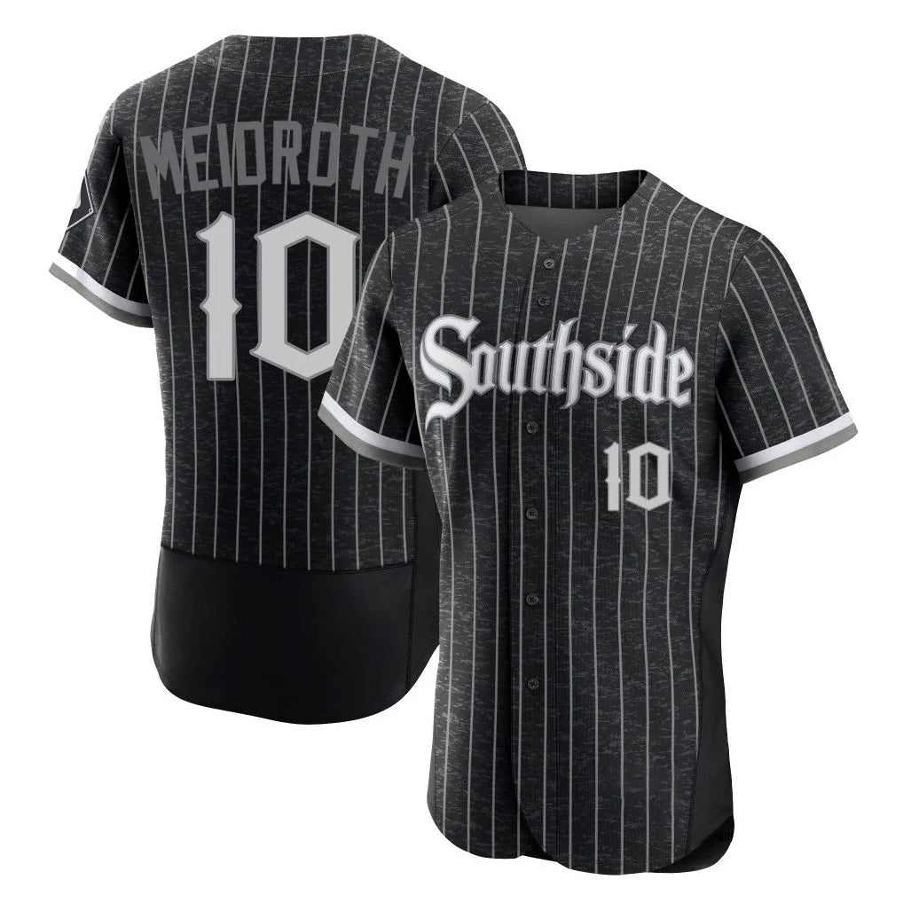 Chicago White Sox #10 Chase Meidroth Player Black HOLBERT City Connect Limited Elite Home Stitched Jerseys