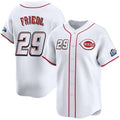 Cincinnati Reds #29 TJ Friedl White HOLBERT 2025 Speedway Classic Home Limited Stitched Jersey