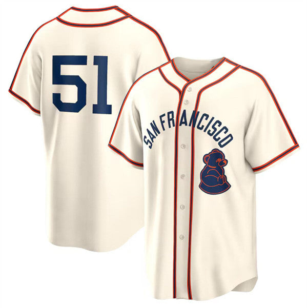 San Francisco Giants #51 Jung Hoo Lee Cream HOLBERT 2024 Rickwood Classic Stitched Jersey