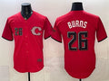 Cincinnati Reds #26 Chase Burns Red HOLBERT 2026 City Connect Stadium Stitched Jersey
