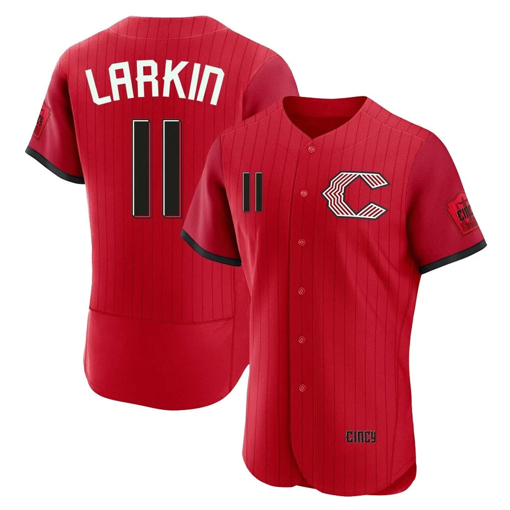 Cincinnati Reds #11 Barry Larkin Player Red HOLBERT 2026 City Connect Limited Elite Home Stitched Jerseys