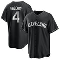 Cleveland Guardians #4 Brayan Rocchio Player Black HOLBERT Home Game Stitched Jerseys