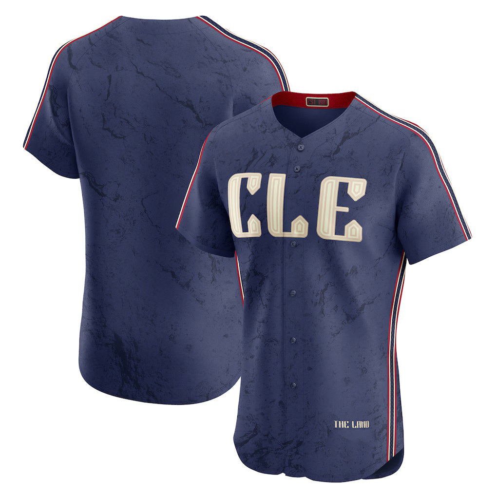 Cleveland Guardians Navy HOLBERT City Connect Elite Jersey