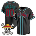 Custom Arizona Diamondbacks x One Piece Black HOLBERT Vapor Premier Limited Jersey - Stitched