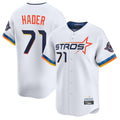 Houston Astros #71 Josh Hader Player White HOLBERT City Connect Limited Home Stitched Jerseys