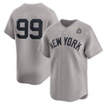 New York Yankees #99 Aaron Judge Gray HOLBERT 2024 World Series Limited Stitched Jersey