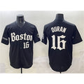 Boston Red Sox #16 Jarren Duran Black HOLBERT Gothic Vapor Limited Stitched Jersey